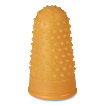 COSCO Fingertip Pads, Size 11.5, Medium, Amber, 12-pack freeshipping - TVN Wholesale